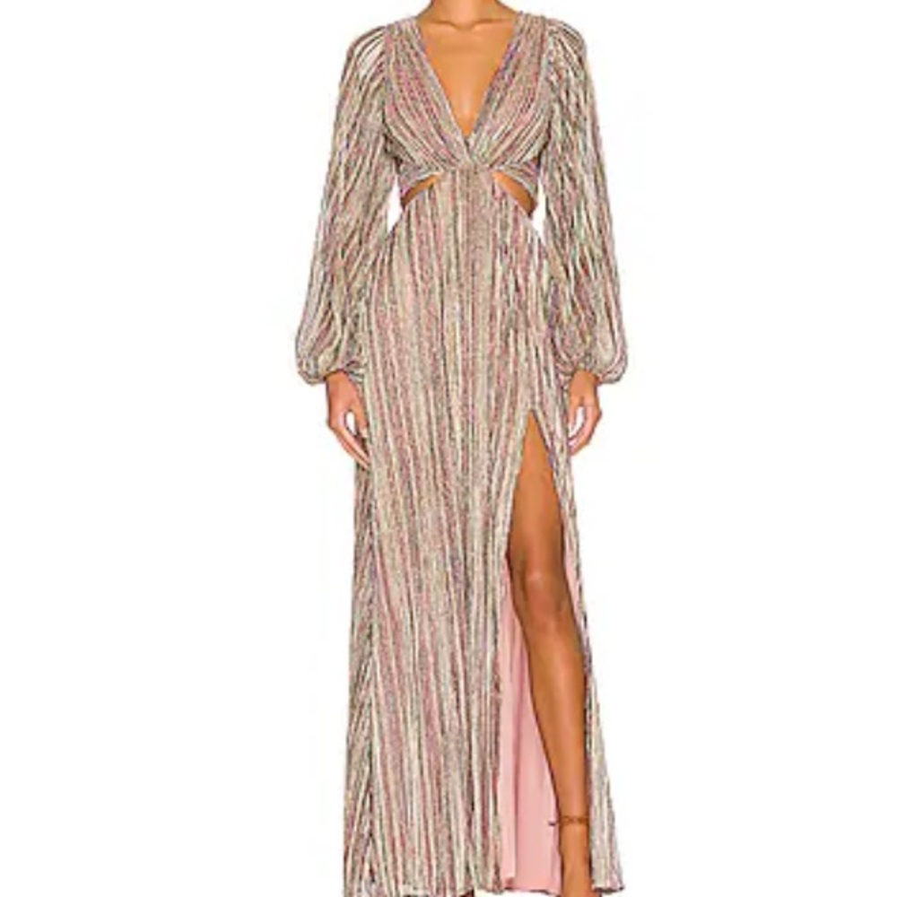 House of Harlow 1960 x REVOLVE Jeri Maxi Dress in Metallic Multi